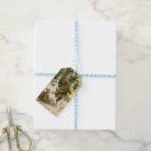 ヴィンテージサンタビクトリアンクリスマス ギフトタグ (より糸付き)