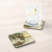 ヴィンテージサンタビクトリアンクリスマス コースター (右側)