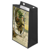 ヴィンテージサンタビクトリアンクリスマス スモールペーパーバッグ (正面アングル)