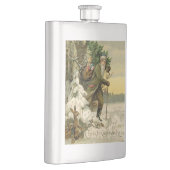 ヴィンテージサンタビクトリアンクリスマス フラスク (右)