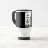 ヴィンテージサンタビッグベンロンドンクリスマスタンブラー トラベルマグ (正面左)