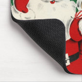 ヴィンテージサンタファミリークリスマスマウスパッド マウスパッド (コーナー)