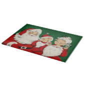 ヴィンテージサンタファミリークリスマス カッティングボード (角)