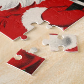 ヴィンテージサンタファミリークリスマス ジグソーパズル (側面)