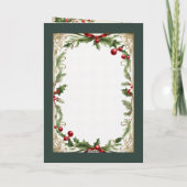 ヴィンテージサンタファーザークリスマストナディパーページ シーズンカード (裏面)