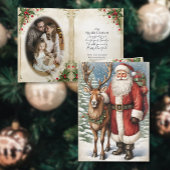 ヴィンテージサンタファーザークリスマストナディパーページ シーズンカード