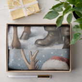 ヴィンテージサンタファーザークリスマストナディパーページ 薄葉紙 (ギフト)