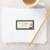 ヴィンテージサンタファーザークリスマス住所 シール (インサイチュ)