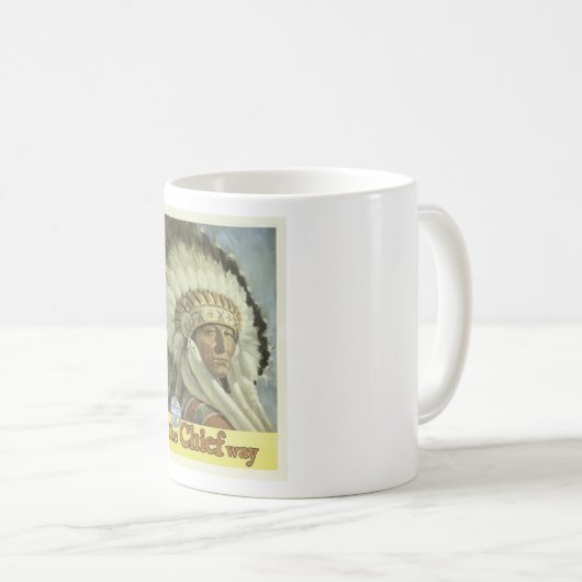 ヴィンテージサンタフェニューメキシコ主な方法 コーヒーマグカップ (正面右)