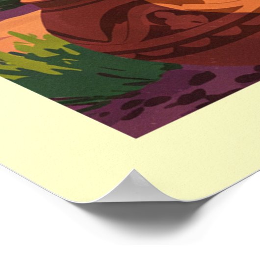 ヴィンテージサンタフェニューメキシコ ポスター (角)