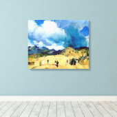 ヴィンテージサンタフェヒルズ キャンバスプリント (インサイチュ (ウッドフロア))