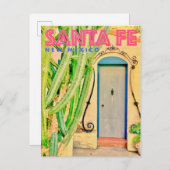 ヴィンテージサンタフェ旅行はがき 案内ポストカード (正面/裏面)