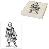 ヴィンテージサンタプレゼント袋 ラバースタンプ (押印)