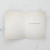 ヴィンテージサンタホリデーカード シーズンカード (内部)