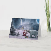 ヴィンテージサンタポーラベアシーン クリスマス (正面)