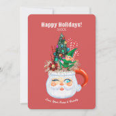 ヴィンテージサンタマグパーソナライズフラットカード シーズンカード (正面)