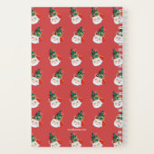 ヴィンテージサンタマグライトブルー ノートブック (裏面)