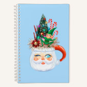 ヴィンテージサンタマグライトブルー ノートブック (正面)