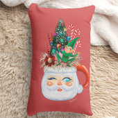 ヴィンテージサンタマグレッド（長）装飾用クッション ランバークッション