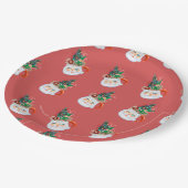 ヴィンテージサンタマグ紙プレート ペーパープレート (アングル)