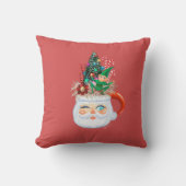 ヴィンテージサンタマグ装飾用クッション クッション (正面)