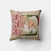 ヴィンテージサンタマーキーライツホーホホホ クッション (裏面)