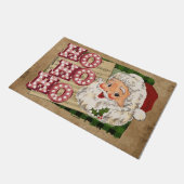 ヴィンテージサンタマーキーライトホホホホ ドアマット (アングル)