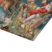 ヴィンテージサンタメリークリスマス カッティングボード (角)