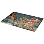 ヴィンテージサンタメリークリスマス カッティングボード (角)