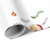 ヴィンテージサンタメリークリスマス ラッピングペーパー (ロールコーナー)