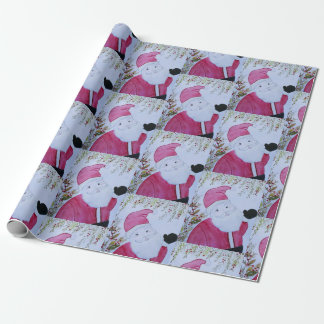 ヴィンテージサンタラッピング紙 ラッピングペーパー