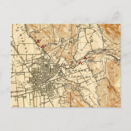 ヴィンテージサンタローザCAポストカード ポストカード