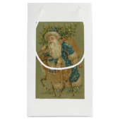 ヴィンテージサンタ付きツリー スモールペーパーバッグ (裏面)