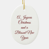 ヴィンテージサンタ付き子オーナメント セラミックオーナメント (裏面)