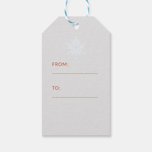 ヴィンテージサンタ伝統的ルスクリスマス ギフトタグ (裏面)