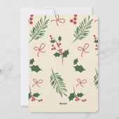 ヴィンテージサンタ写真メリークリスマスグリーティング シーズンカード (裏面)