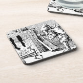 ヴィンテージサンタ持ち帰り玩具 コースター (左側)