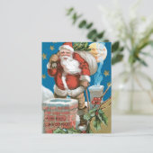 ヴィンテージサンタ月 シーズンポストカード (スタンド正面)