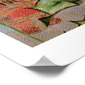 ヴィンテージサンタ月 ポスター (角)