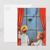 ヴィンテージサンタ来イズ シーズンポストカード (正面/裏面)