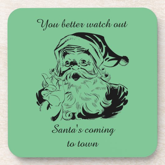 ヴィンテージサンタ来ズ・トゥ・タウン コースター (正面)