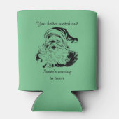 ヴィンテージサンタ来ズ・トゥ・タウン 缶クーラー (裏面)