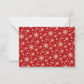 ヴィンテージサンタ格言小人メリークリスマスカード ノートカード (裏面)