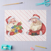 ヴィンテージサンタ節クリスマスデクページ 薄葉紙 (クラフト)