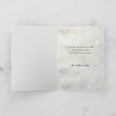 ヴィンテージサンタ素朴・ランドスケープ・ミュージック・コラージュ シーズンカード (内部)