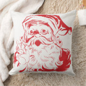 ヴィンテージサンタ装飾用クッション クッション (ブランケット)