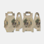 ヴィンテージサンタ雪クリスマスツリー フェイバーボックス (折り畳みなし)