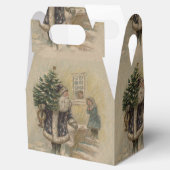 ヴィンテージサンタ雪クリスマスツリー フェイバーボックス (オープン)