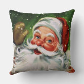 ヴィンテージサンタ顔1 クッション (裏面)