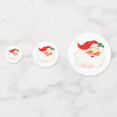 ヴィンテージサンタ顔 コンフェッティ (裏面)